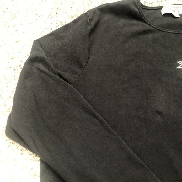 carolyn taylor long sleeve size 2X angle logo black - Picture 5 of 8